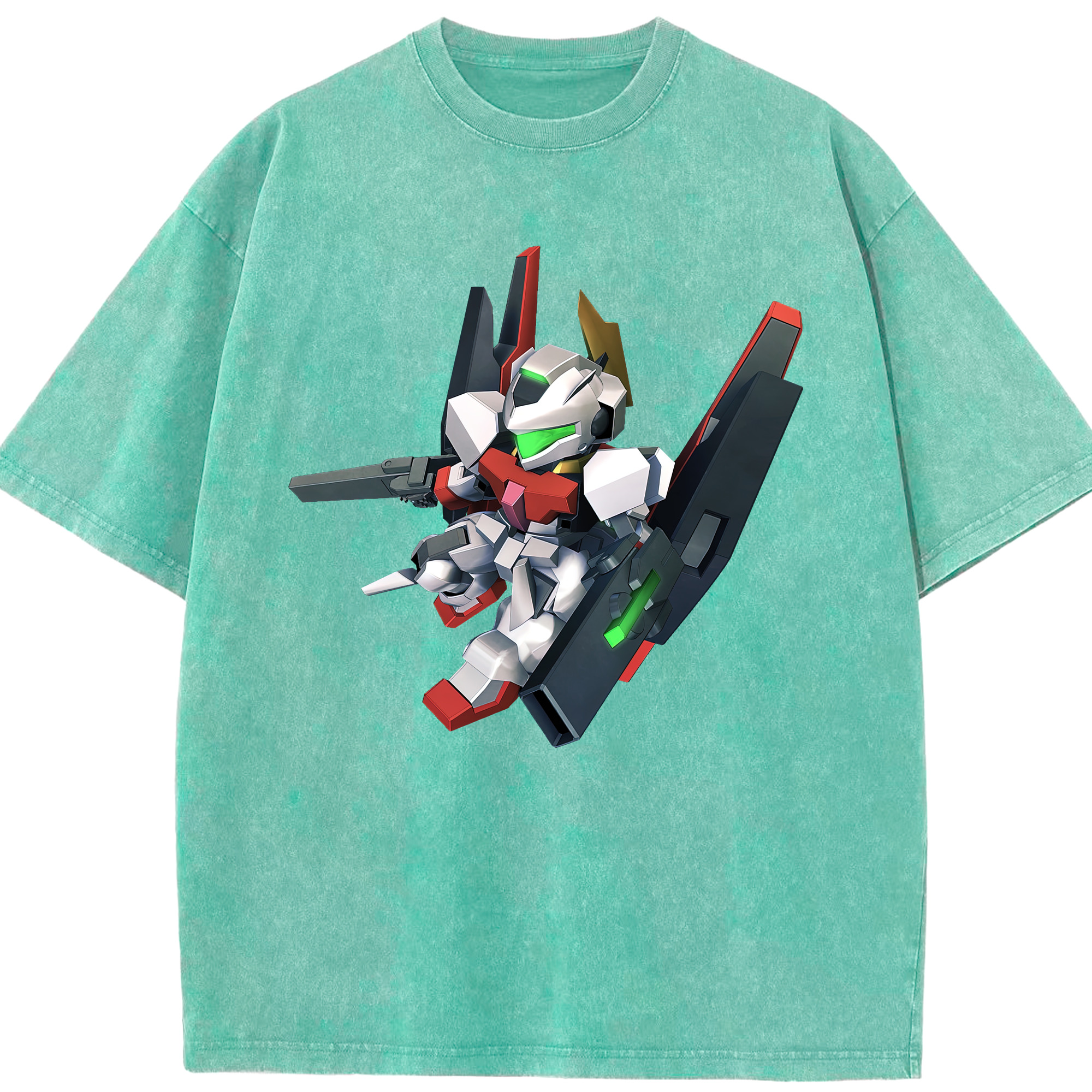 （画像用） 機動戦士ガンダム Mobile Suit Gundam 綿100% ヴィンテージ風 半袖Tシャツ（フロントプリント）